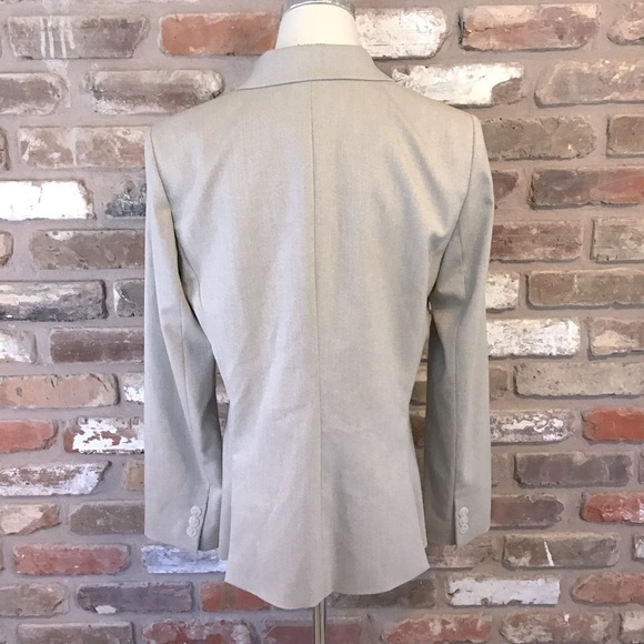 ANTONIO MELANI Women’s One Button Beige Classic Lapel Blazer 10 - Picture 4 of 7